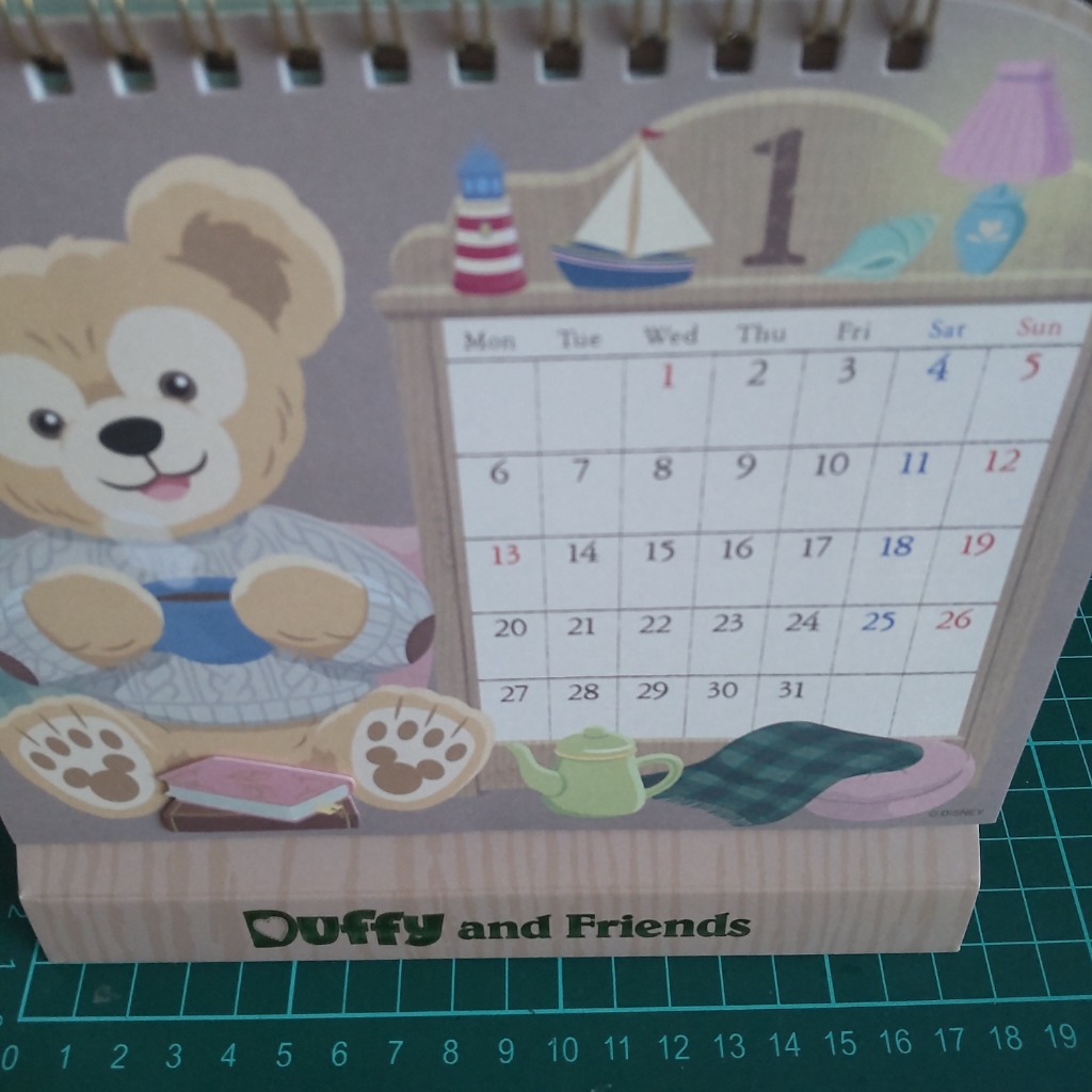 Duffy ダッフィー＆フレンズ 卓上カレンダー 2025