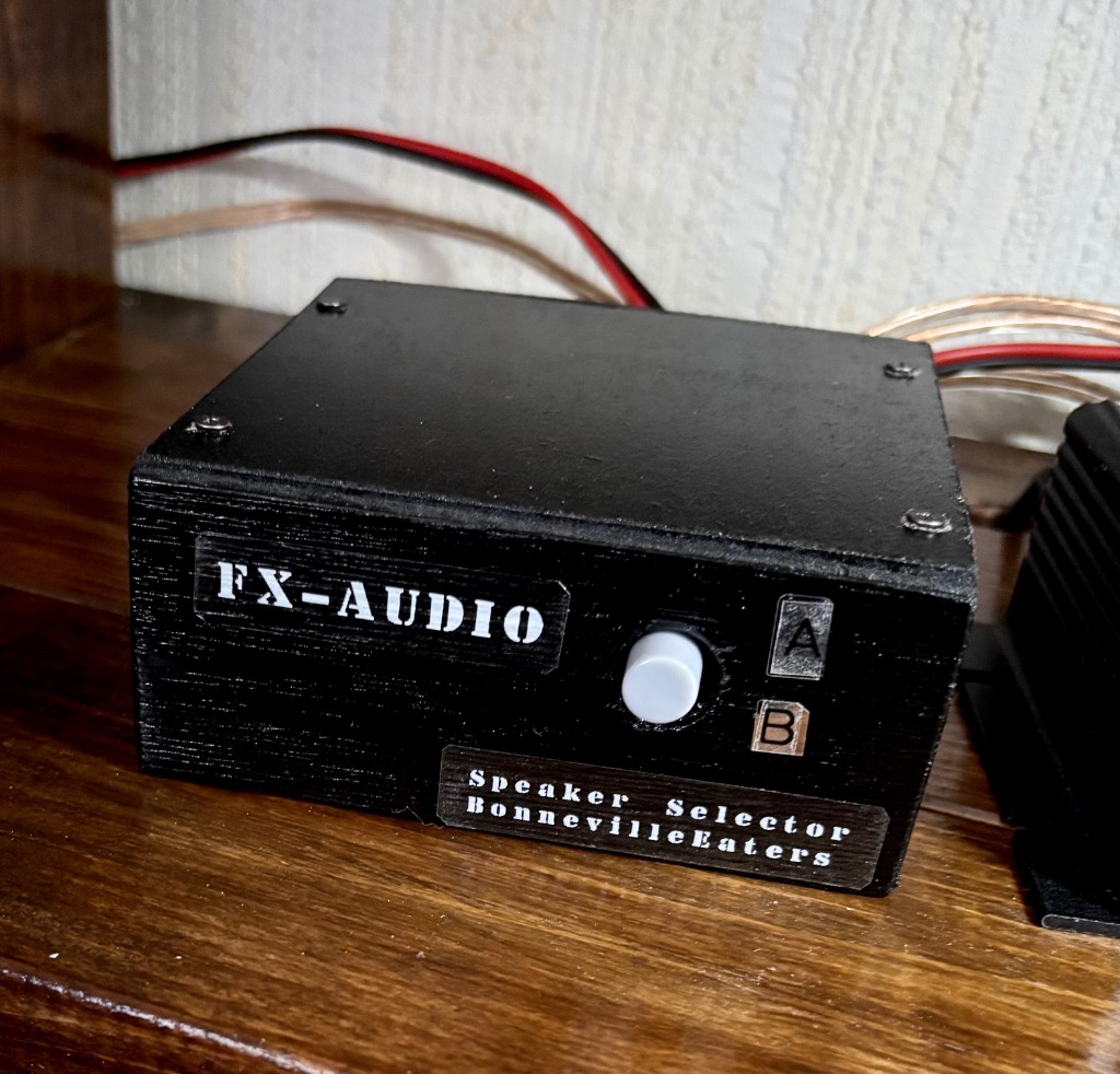 FX AUDIO 送料無料/ 自作組立式 1：2アンプ/スピーカーセレクター