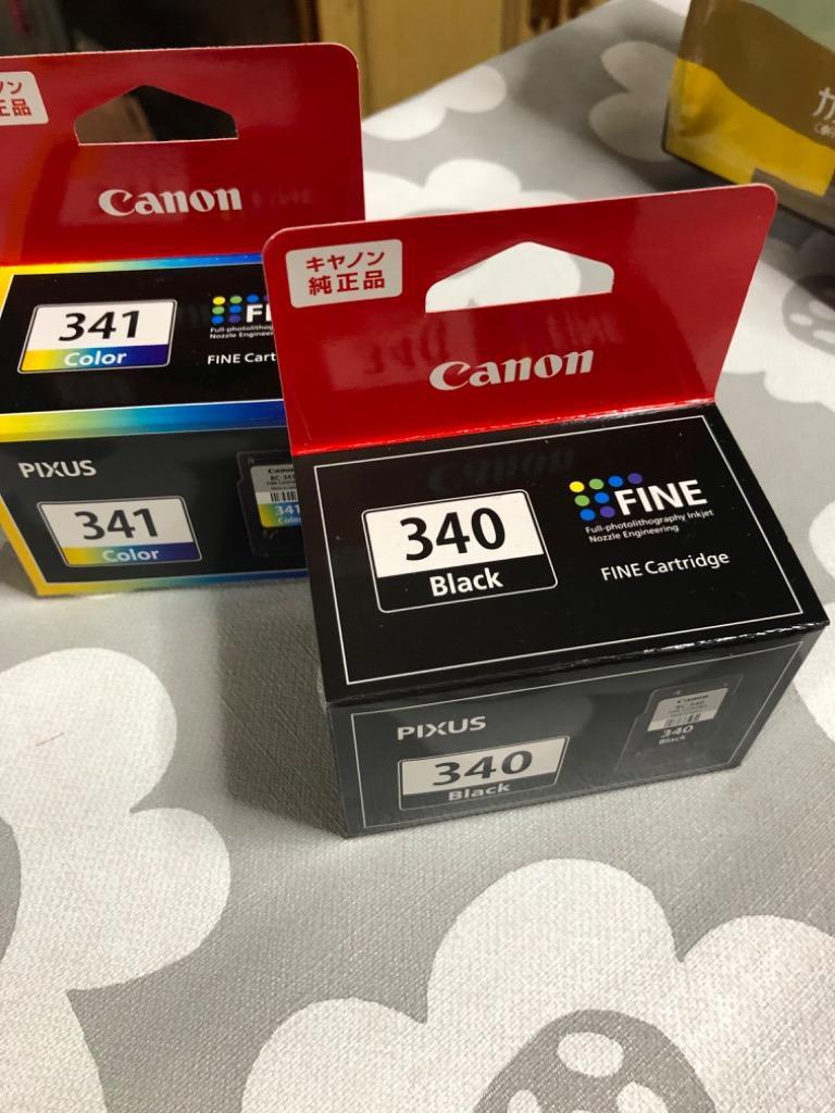 CANON FINE カートリッジ BC-340 ブラック BC-341 3色カラー セット