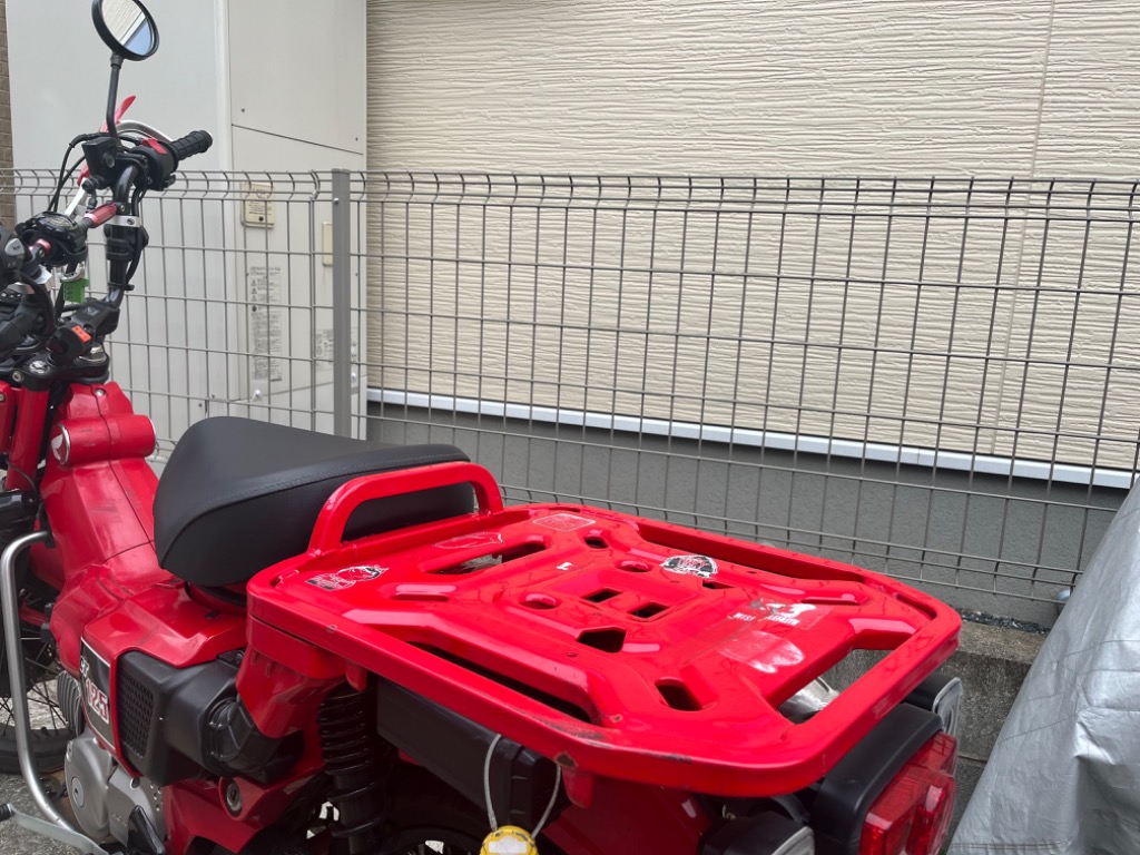 R-SPACE バックレスト ブラック ホンダ CT125 JA55 JA65用
