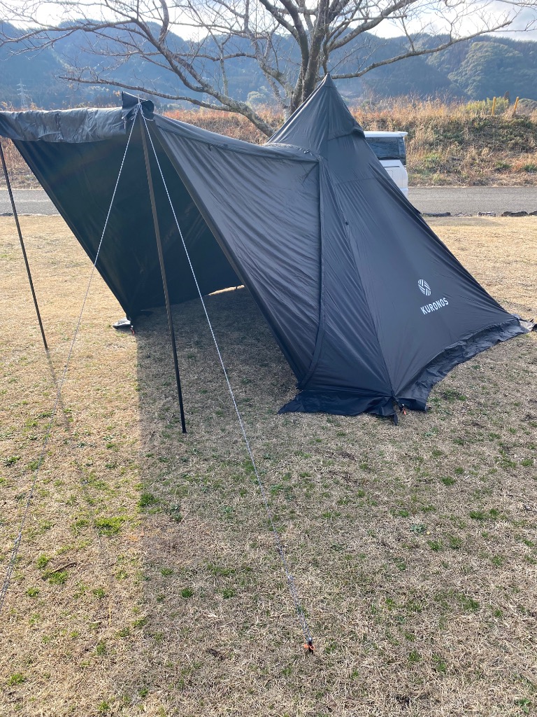 KURONOS クロノス テント BLACK TENT 1GOU ワンポールパップ