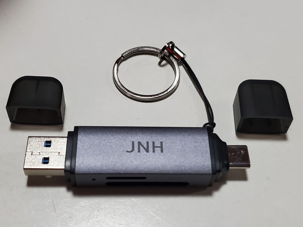 JNH SDカードリーダー CR-UD201 USB 3.2 DDR200モード 最高190MB ｓ超高速転送 Type-C OTG対応 2