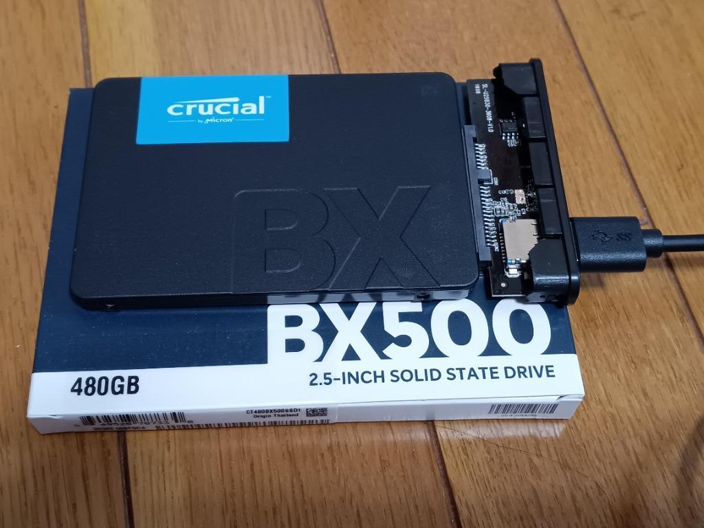 Crucial クルーシャル SSD 480GB BX500 SATA3 内蔵2.5インチ 7mm CT480BX500SSD1 3年保証・翌日配達  MC8012BX500-480G グローバル パッケージ :MC8012BX500:嘉年華 - 通販 - Yahoo!ショッピング