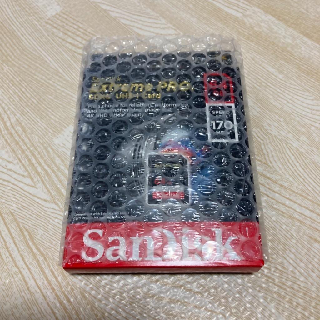 SDカード 翌日配達 SanDisk ExtremePro UHS-I U3 SDXCカード 64GB class10 170MB/s V30