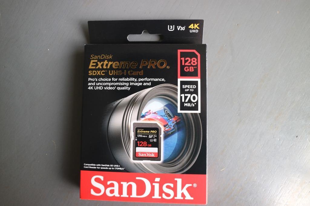 SanDisk Extreme Pro UHS-I U3 SDXC 128GB class10 170MB/s V30 4K Ultra HD対応  SDSDXXY-128G-GN4IN 海外向けパッケージ品 翌日配達対応 秋のセール :SA1410XXY:嘉年華 - 通販 -  Yahoo!ショッピング