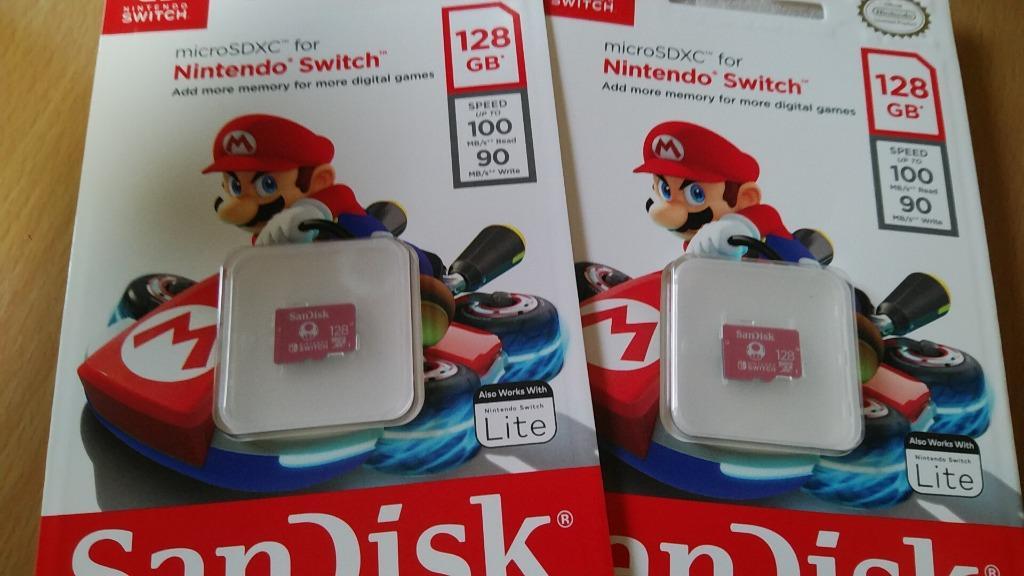 マイクロsdカード microSDXC 128GB for Nintendo Switch SanDisk UHS-I 