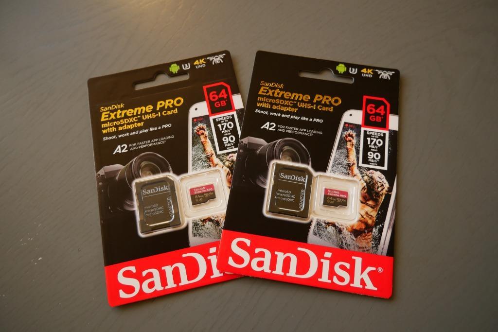 microSDXC 64GB SanDisk 【2個セット】サンディスク Extreme PRO UHS-I U3 V30 R:170MB/s W: 90MB/s A2対応 海外パッケージ品SA3409QXCY-2P Nintendo Switch対応 :SA3409QXP-2P:嘉年華 - 通販  - Yahoo!ショッピング