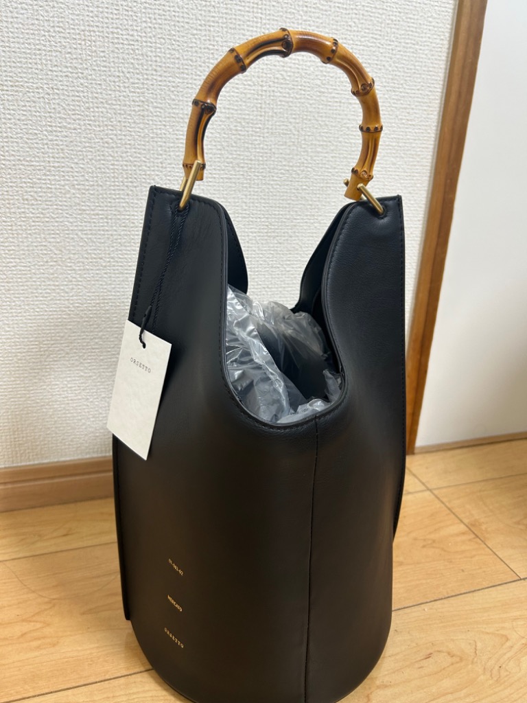 ORSETTO オルセット バッグ バンブーハンドル MERCATO 01-063-12