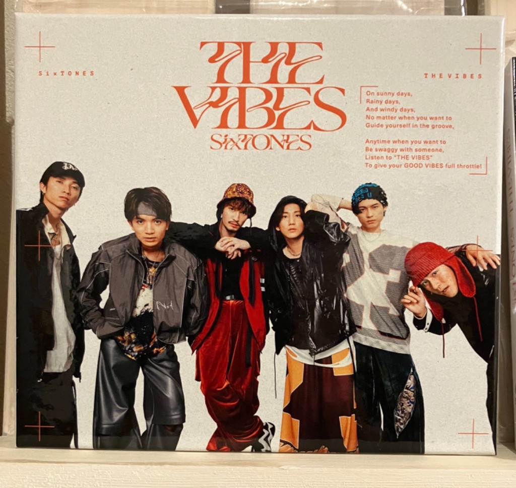 枚数限定][限定盤]THE VIBES(初回盤A)【CD+Blu-ray】/SixTONES[CD+Blu 