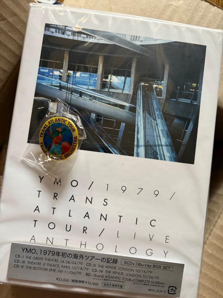Amazon.co.jp: 【完全生産限定盤】YMO 1979 TRANS ATLANTIC TOUR