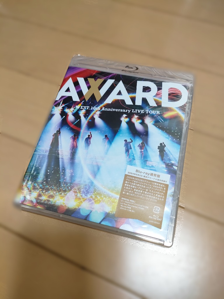 WEST. 10th Anniversary LIVE TOUR AWARD(通常盤)【Blu-ray