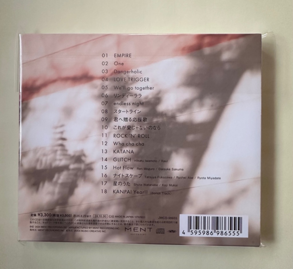SnowMan RAYS 初回盤 & 通常盤 DVD %1 4th ALBUM「RAYS」 | ディスコグラフィー | Snow Man