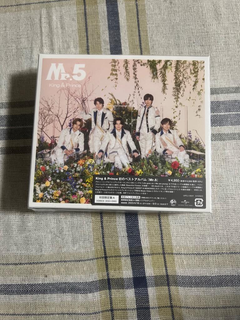 枚数限定][限定盤]Mr.5(初回限定盤A)【2CD+DVD】/King ＆ Prince