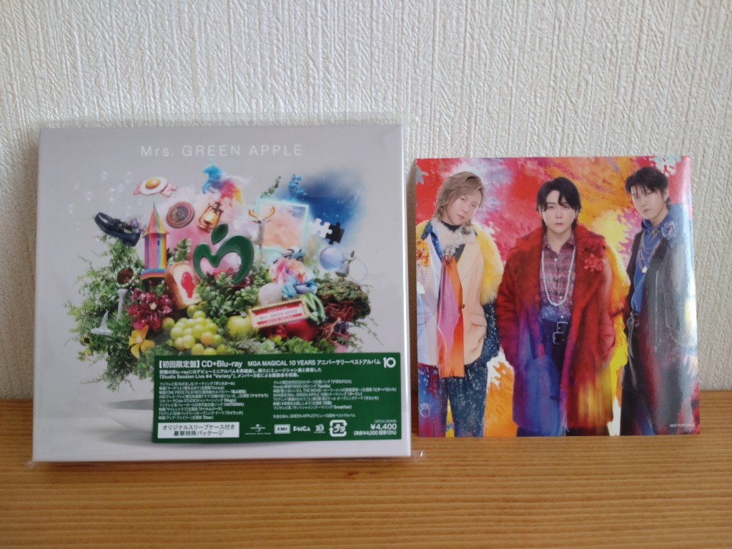 初回限定盤 Blu-ray付 Mrs. GREEN APPLE CD+Blu-ray/10 25/7/8