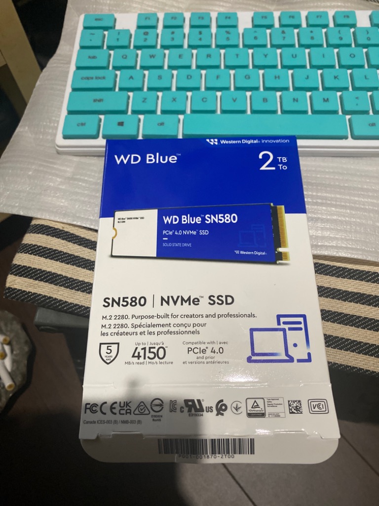 内蔵型SSD WD Blue SN580 NVMe WDS200T3B0E Amazon.com: Western Digital 1TB WD Blue SN580 NVMe Internal