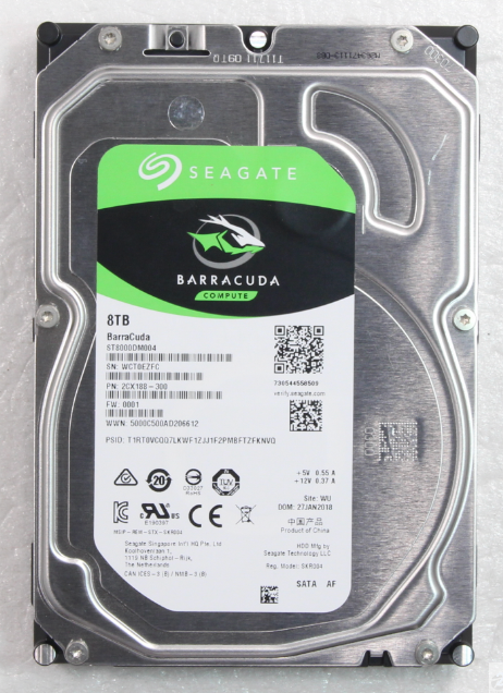 Seagate(シーゲイト) BarraCuda 3.5インチ 内蔵ハードディスク 8TB