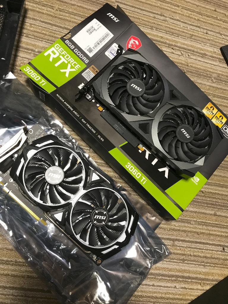 MSI GeForce RTX 3060 Ti VENTUS 2X 8G OCV1 LHR グラフィックボード