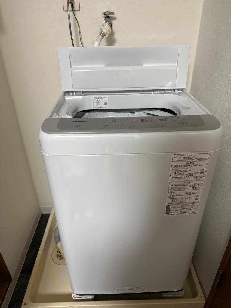 Panasonic 全自動洗濯機 Fシリーズ NA-F6B1-H （サンドグレー） 洗濯機本体