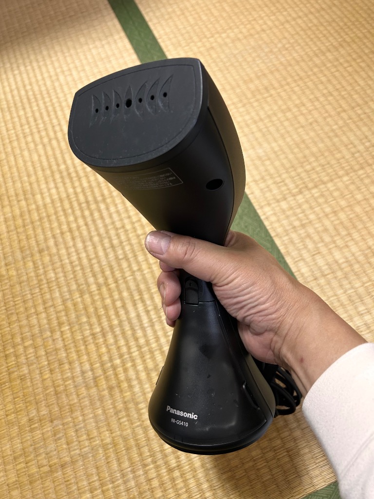 Panasonic 衣類スチーマー NI-GS410-MB （マットブラック