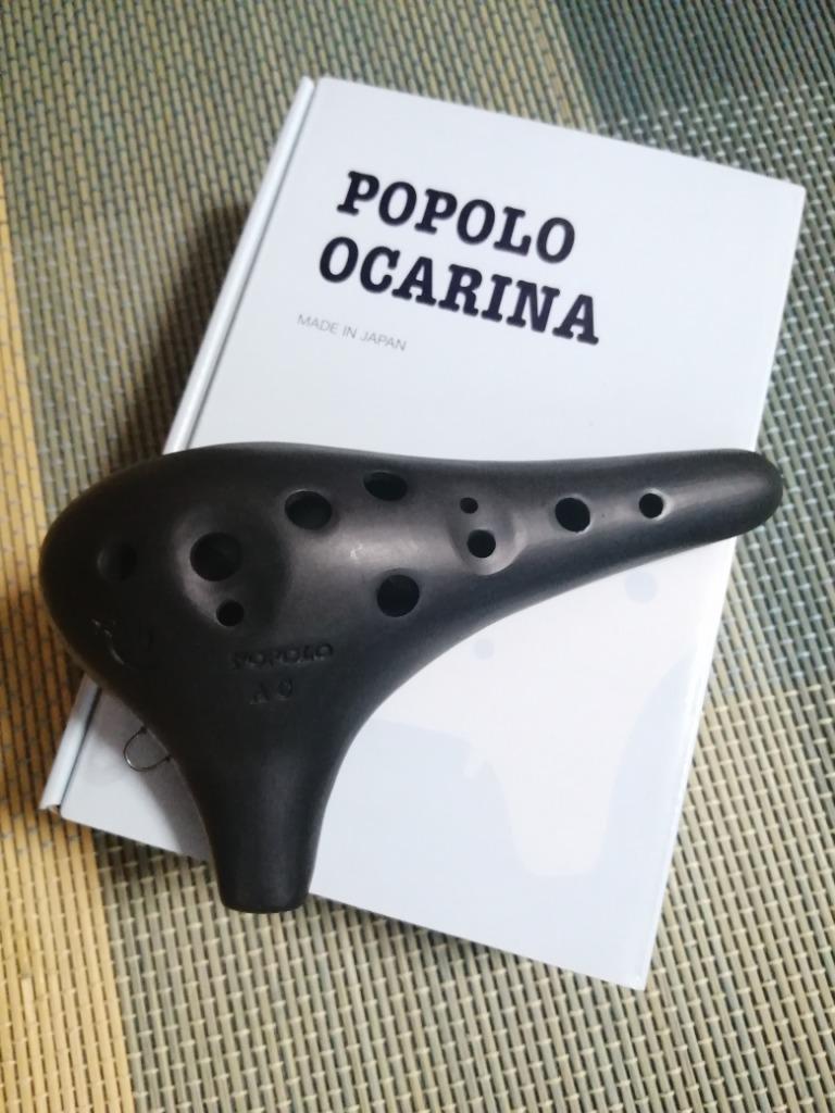 POPOLO ポポロ オカリナ コンチェルト アルトC NC-AC 黒陶 - 最安値