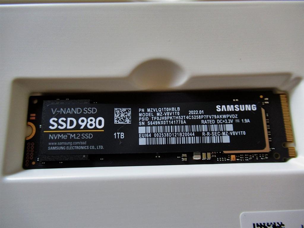 Samsung(サムスン) Samsung SSD 980 1TB PCIe Gen 3.0(最大転送速度 3500MB/ 秒) NVMe M.2  国内正規保証品 MZ-V8V1T0B/ IT 返品種別B :4560441096940-44-49580:Joshin web - 通販 -  Yahoo!ショッピング