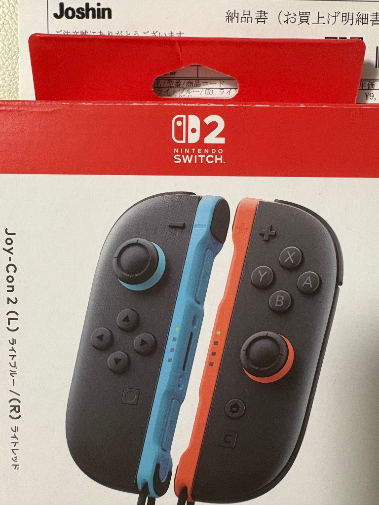 任天堂 - Joy-Con 2 (L) ライトブルー/(R) ライトレッド　switch2 Joy-Con 2 (L) ライトブルー/(R) ライトレッド | My Nintendo