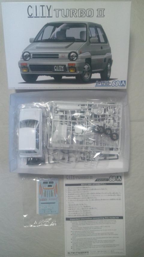 (未使用･未開封品)　青島文化教材社 1/24 ザ・モデルカーシリーズ No.60 ホンダ AA シティターボ2 1985 プラモデル wyeba8q 青島文化教材社 1/24 ザ・モデルカー No.60 ホンダ AA シティ