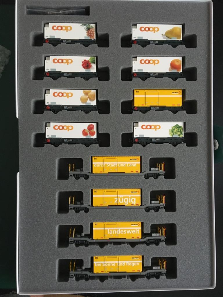 カトー カトー レーティッシュ鉄道 コンテナ貨車 Sb-t（コンテナ