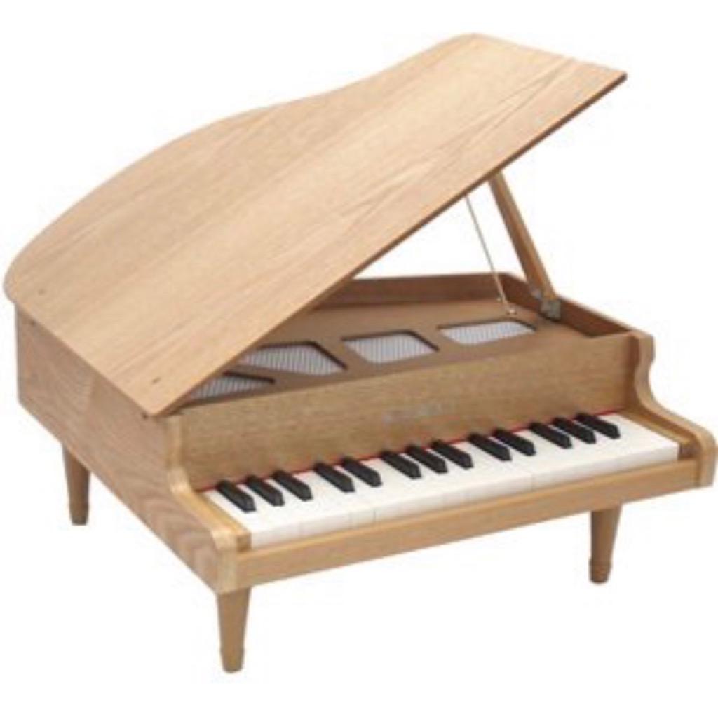 カワイ ミニピアノ (ナチュラル) KAWAI グランドピアノタイプ 1144 返品種別A