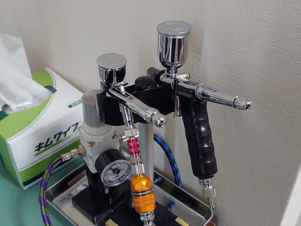 GSIクレオス エアブラシ プロコンBOY WAダブルアクション0.3mm