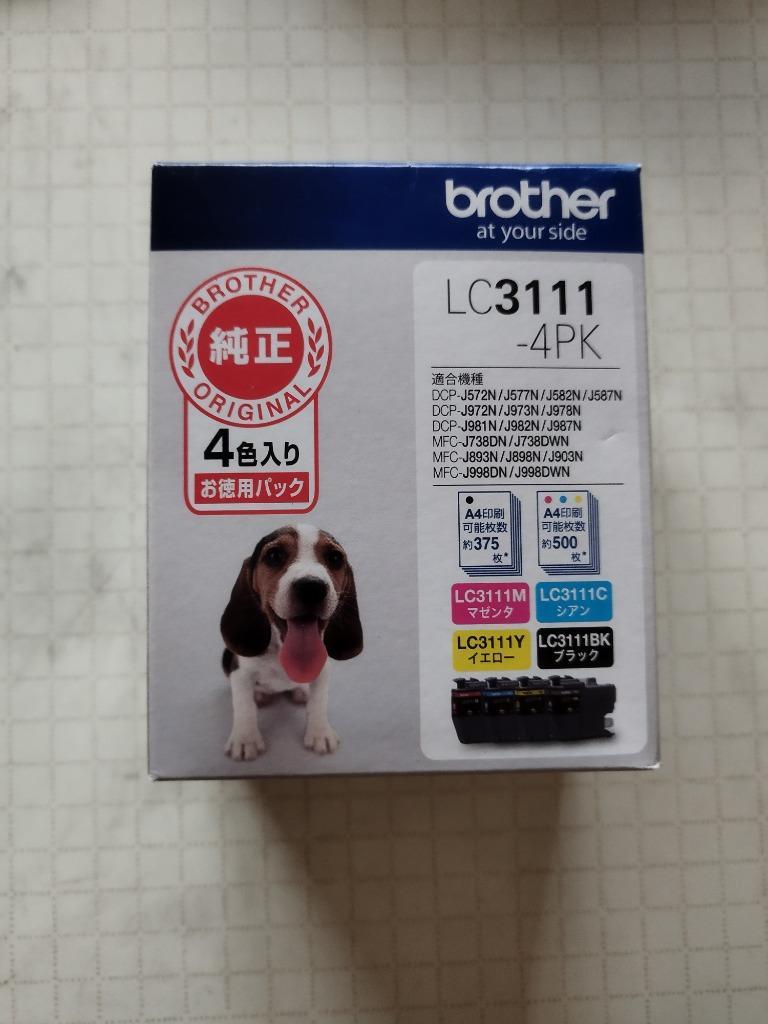 ブラザー 純正インク(お徳用4色パック) brother LC3111-4PK 返品種別A  :4977766779203-42-16195:Joshin web - 通販 - Yahoo!ショッピング