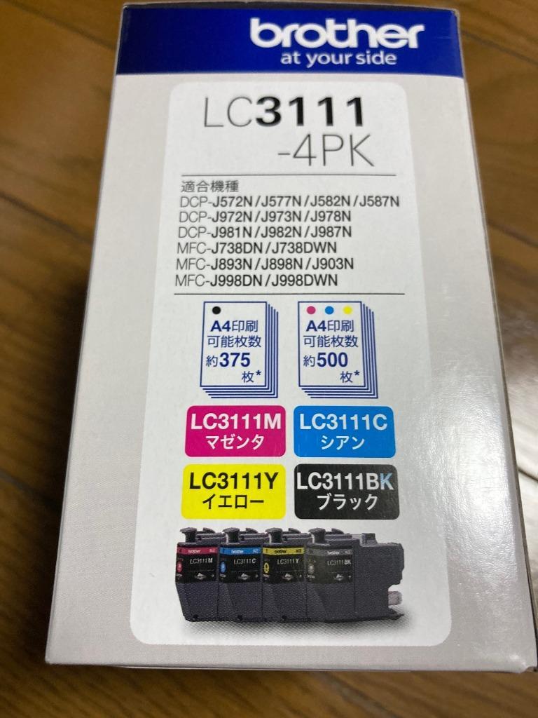 ブラザー 純正インク(お徳用4色パック) brother LC3111-4PK 返品種別A  :4977766779203-42-16195:Joshin web - 通販 - Yahoo!ショッピング