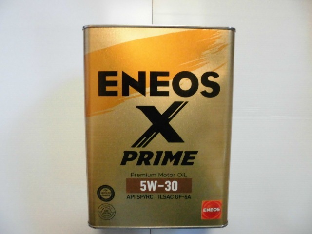 ENEOS X PRIME (エックスプライム) エンジンオイル 5W-30 SP/RC GF-6A 