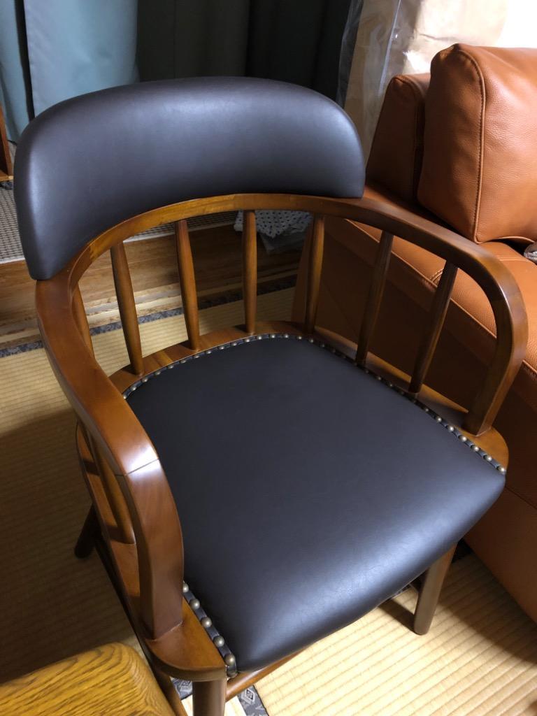 ACME Furniture アクメファニチャー OAKS ARM CHAIR_PVC ブラック
