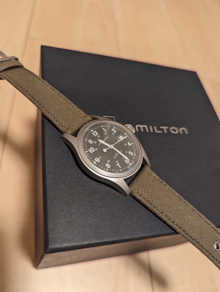 HAMILTON Khaki 腕時計 ハミルトン カーキ クォーツ 稼働品 HAMILTON 腕時計 「ハミルトン」 Khaki Pilot （カーキ