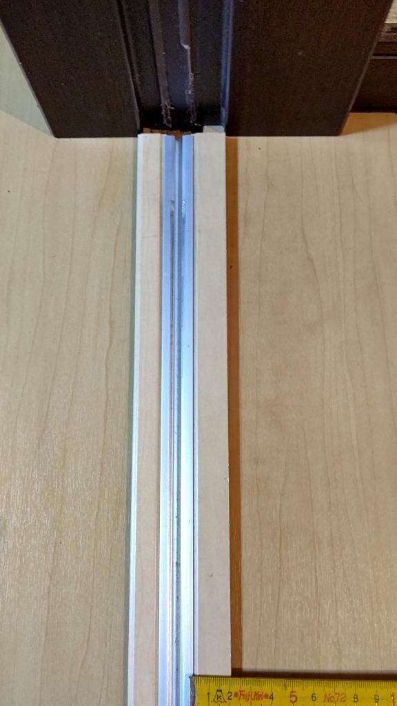 LIXIL LIXIL（トステム） 引戸Vレール L＝1595mm シルバー