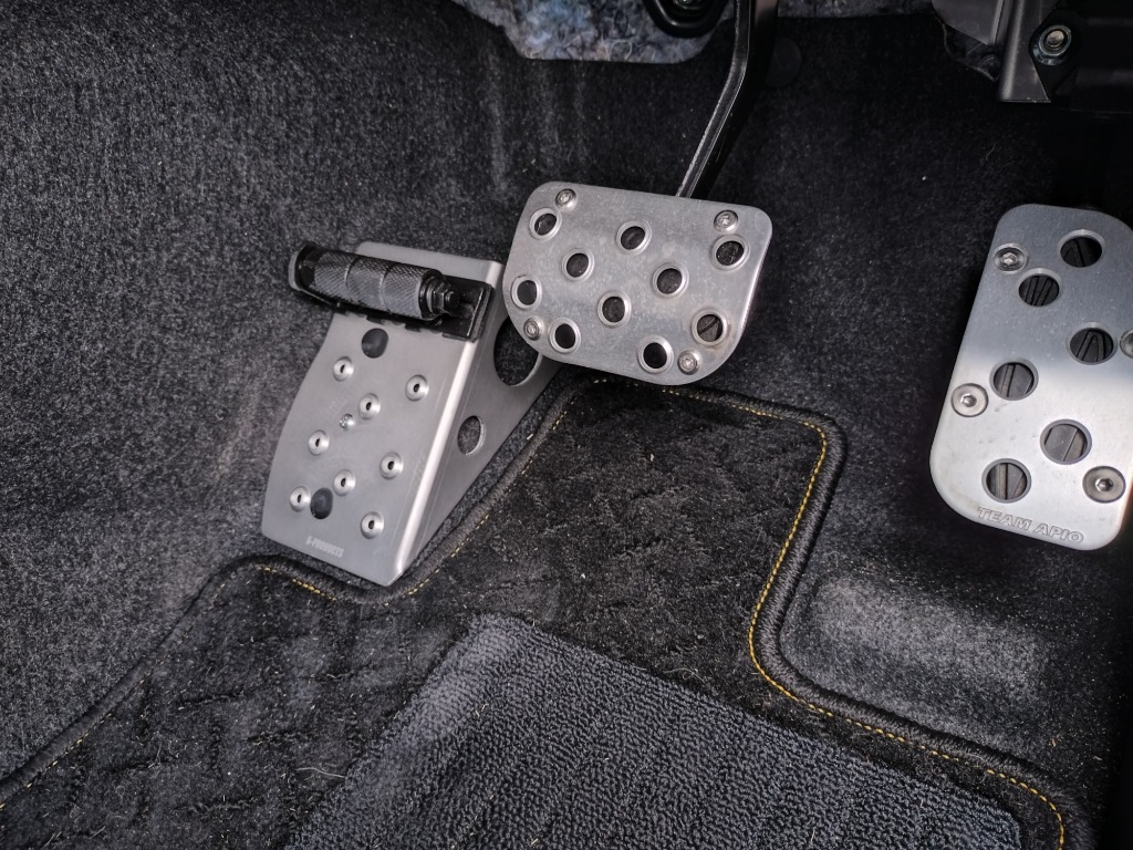 SC】ジムニー JB64 JB74 AT車用 アルミフットレスト オートマ車