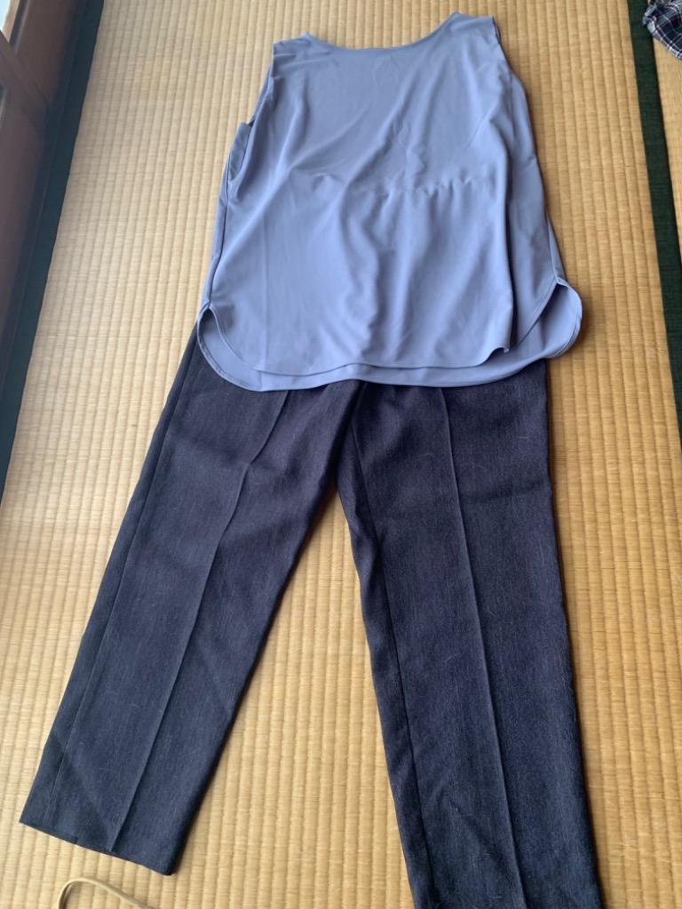 デニム シニア ズボン 総ゴム 60代 70代 母の日 デニム調 パンツ 股下60cm 母 服 日本製 【9377】  :pkf0tisuu2:母さんの四季. - 通販 - Yahoo!ショッピング