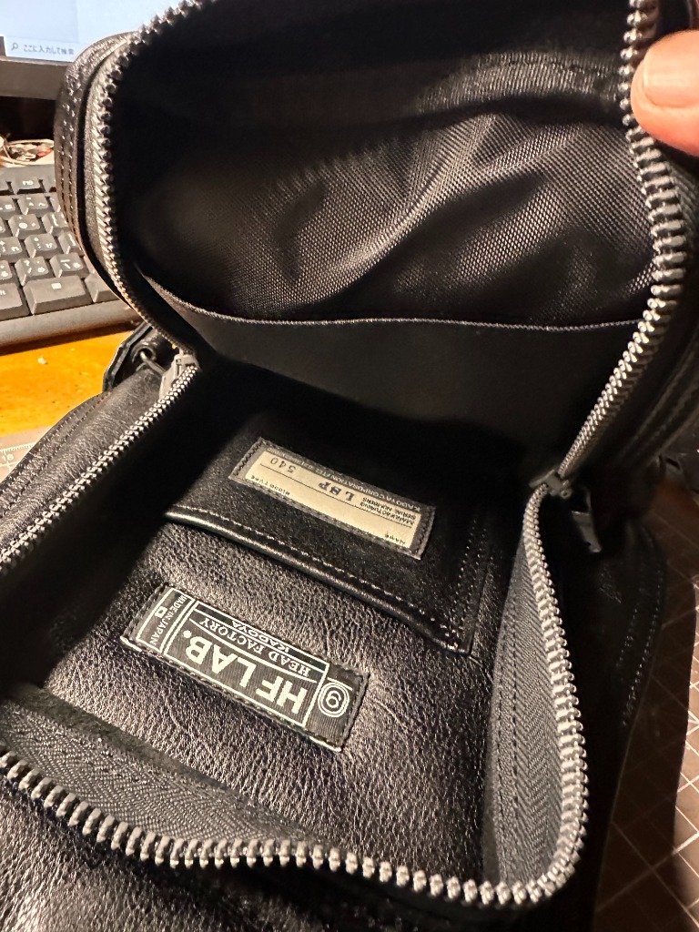 カドヤ KADOYA HF LAB/LSP-2WAY BAG ウエストバッグ レッグバッグ レザー｜カドヤ公式オンラインショップ｜HF LAB