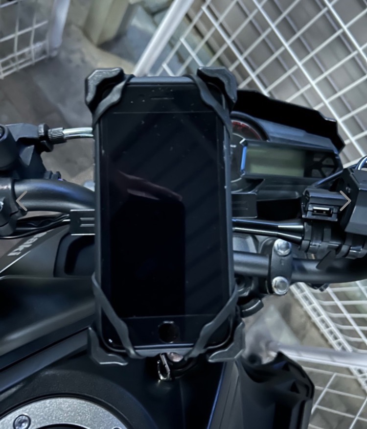 Kaedear公式】 バイクスマホホルダー 初代クイックホールド