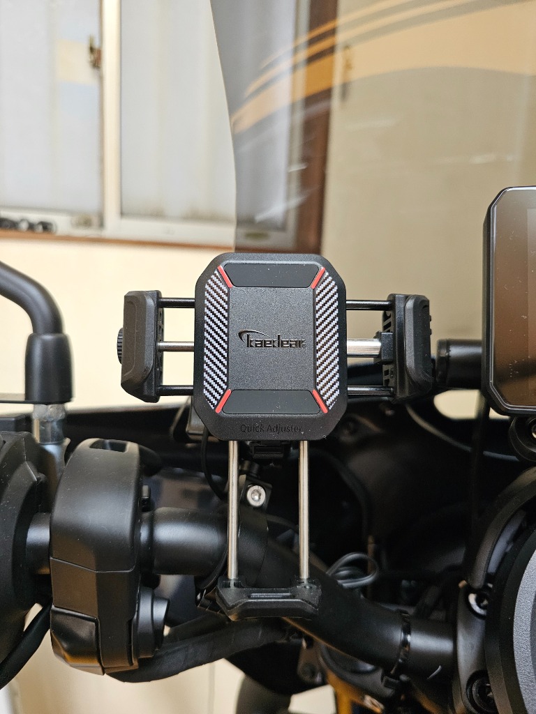 カエディア　スマホホルダー　ワイヤレス充電　振動吸収　KDR-M33A クイックアジャスター/Air Mount KDR-M33A (1インチボール/充電