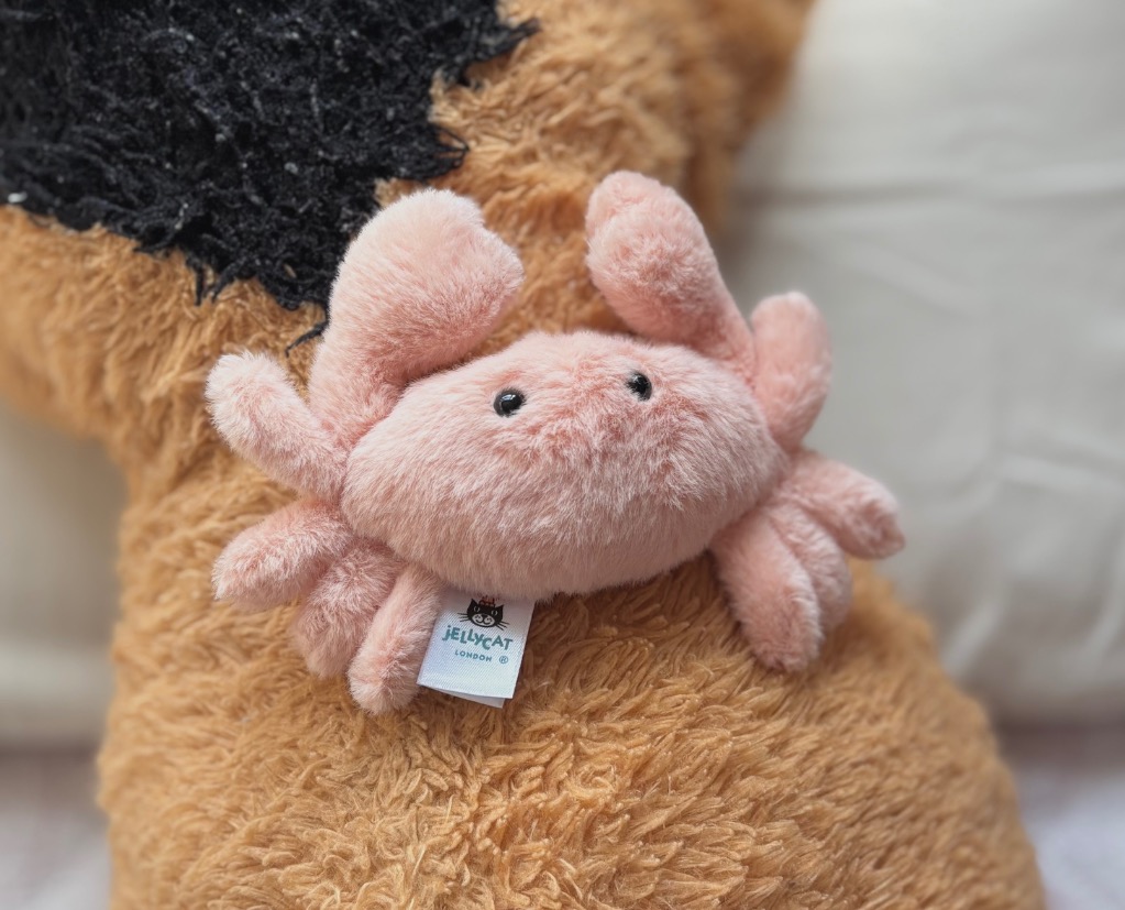 JELLYCAT（ジェリーキャット） Fluffy Crab（フルッフィー クラブ
