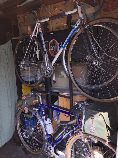 ぼん家具 自転車スタンド サイクルスタンド 2台用 自転車ラック