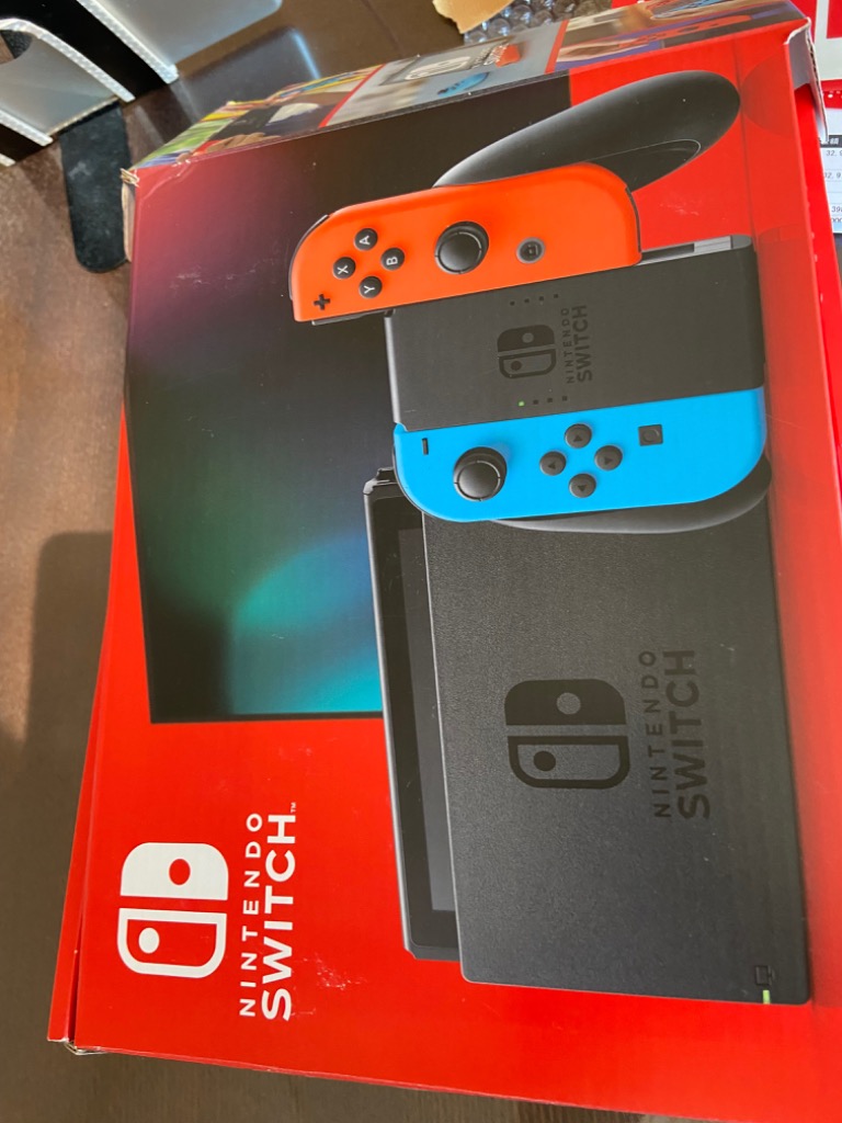 任天堂 - 新品 Nintendo Switch ネオン 訳あり 箱潰れ クーポン無し Nintendo Switch 【新品・箱訳あり】Nintendo ネオンブルー