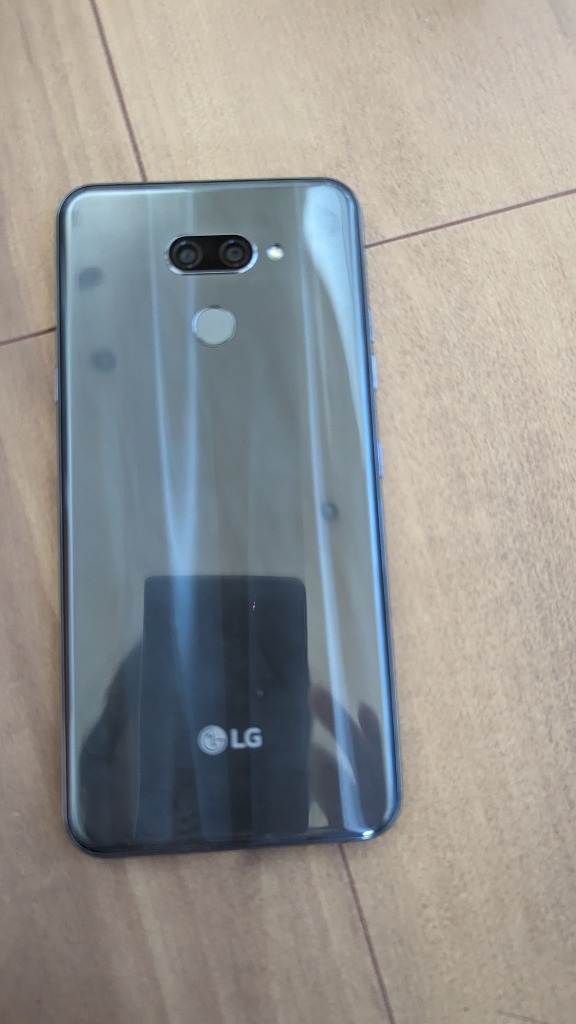 LGエレクトロニクス 【中古美品】LG K50 802LG プラチナシルバー