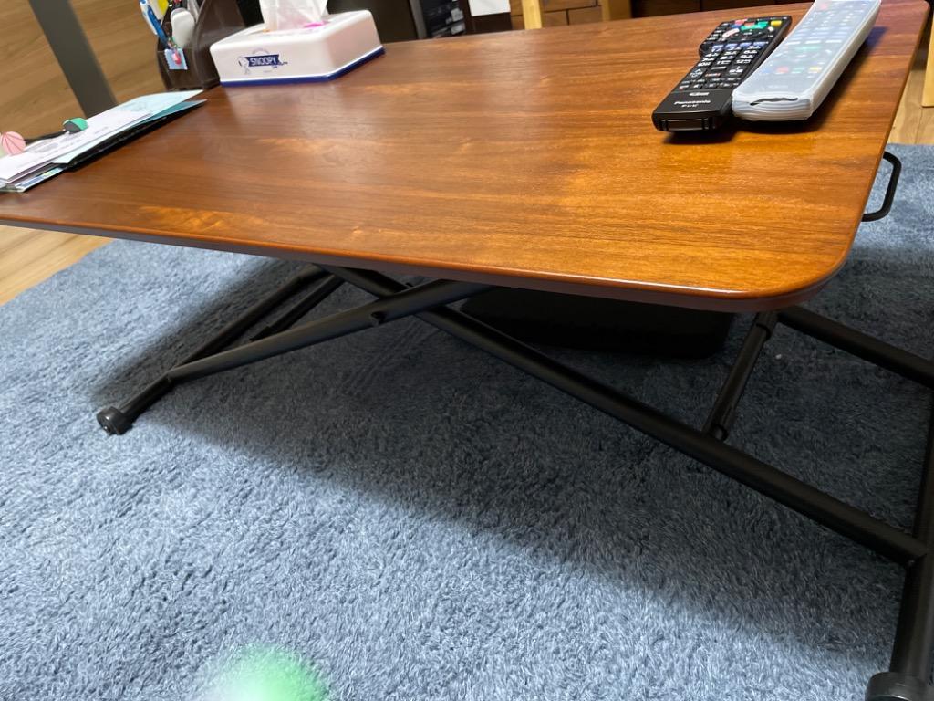 ダイニングテーブル 昇降テーブル 幅100 送料無料 完成品 おしゃれ 木製 リフティングテーブル 昇降式テーブル 昇降デスク リビング 机