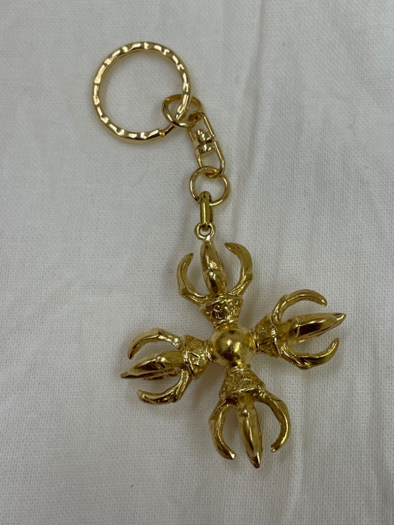 チベット密教 法具 カツマ 羯磨 金剛杵 十字 五鈷杵