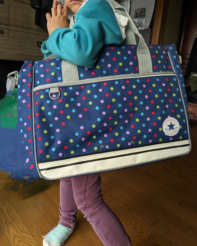 CONVERSE レッスンバッグ 通学 塾用 学童 子供用ショルダー