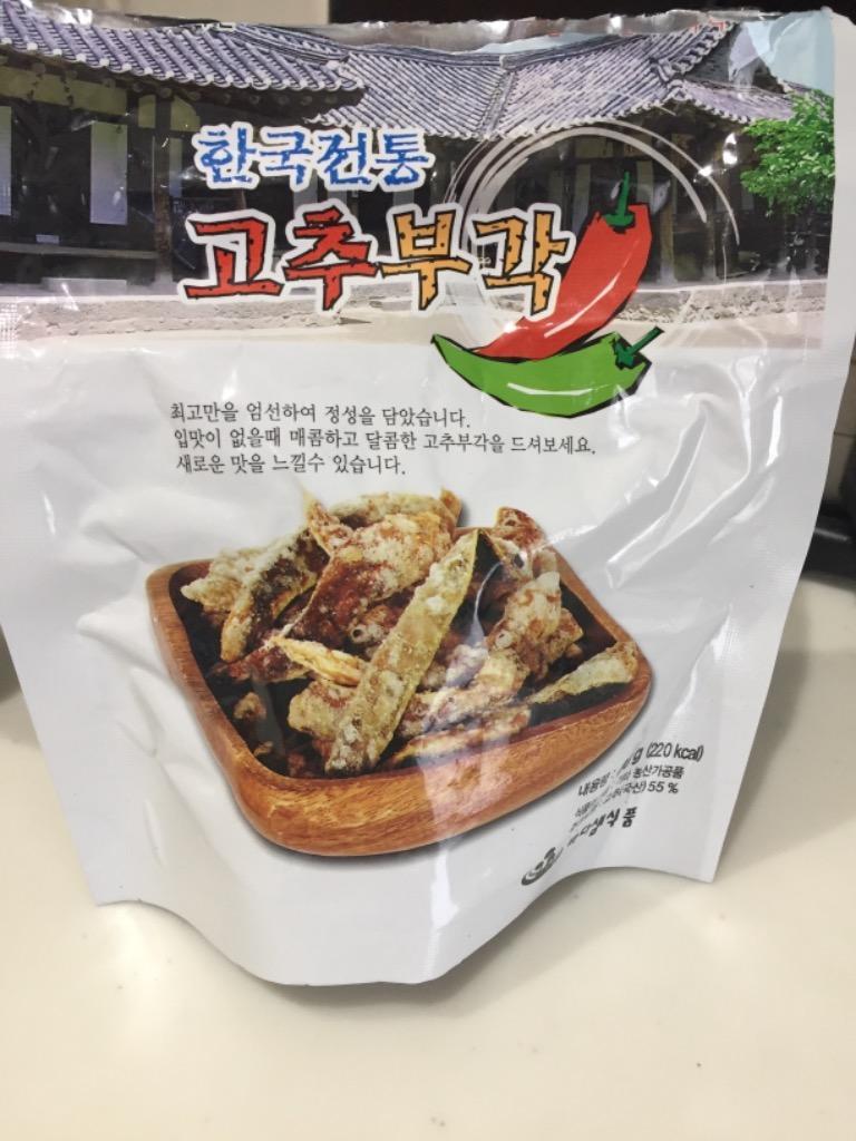 ゴチュブガク（唐辛子揚げ）60g-韓国産【乾物類・韓国食品・韓国市場】 :4189:韓国市場 - 通販 - Yahoo!ショッピング