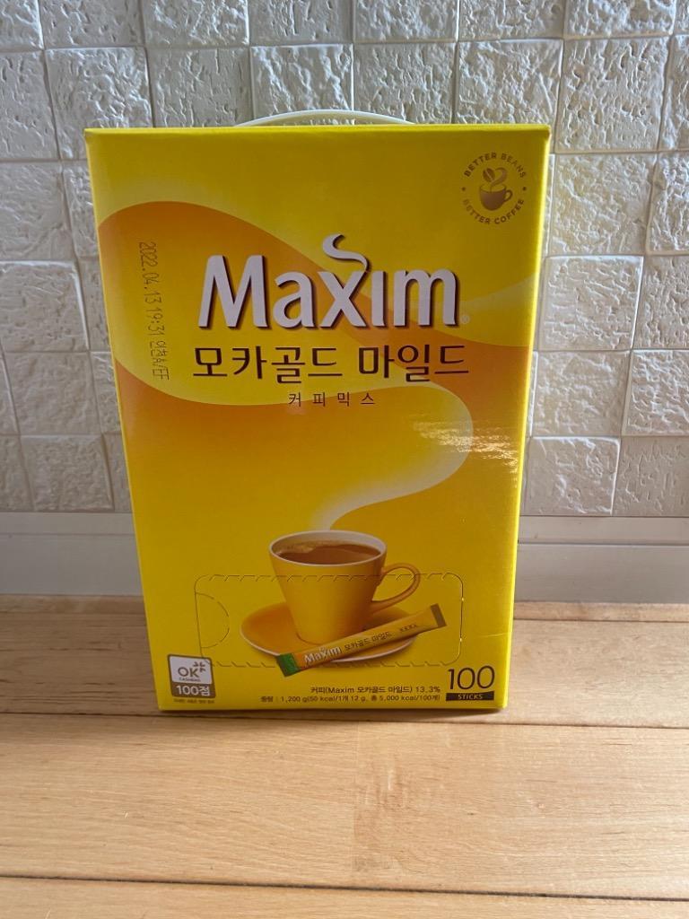 SALE】Maximモカゴールドコーヒーミックス100本(黄)/韓国コーヒー/韓国インスタントコーヒー :71133:韓国市場 - 通販 -  Yahoo!ショッピング